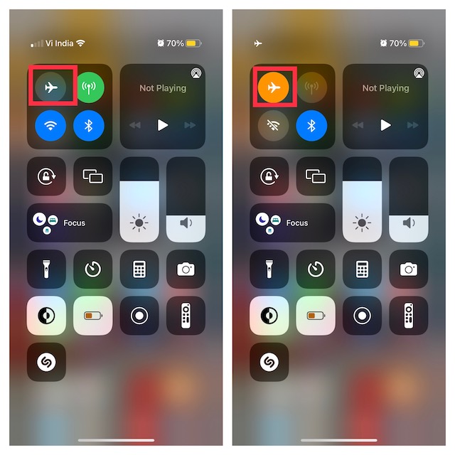 ఐఫోన్లో ఎయిర్ప్లేన్ మోడ్ను ఆన్ చేయండి